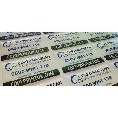 DOMED STICKER RECTANGULAR