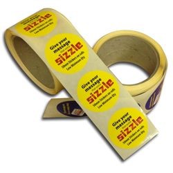 PAPER STICKER ON ROLL