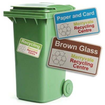 WHEELIE BIN OUTDOOR VINYL STICKER