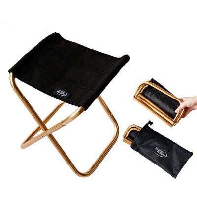 ALUMINUM ALLOY FOLDING CAMPING CHAIR with Carrying Bag