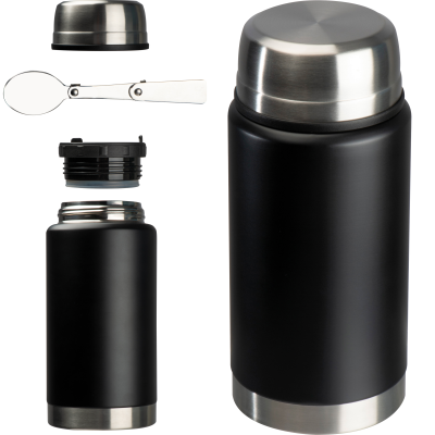 DOULE WALLED FOOD CONTAINER, 750ML in Black