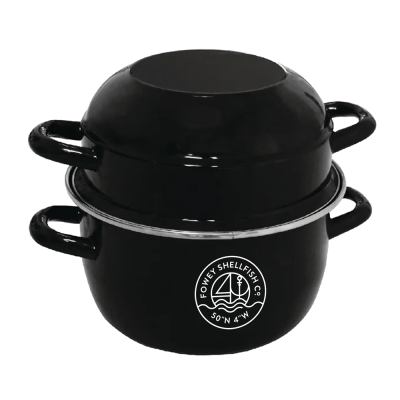 ENAMEL MUSSEL POT SMALL