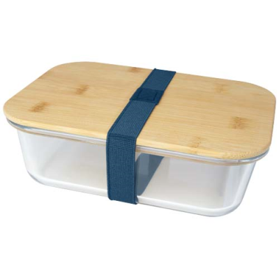 ROBY 1000 ML GLASS LUNCH BOX with Bamboo Lid