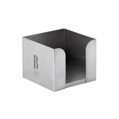 STAINLESS STEEL METAL NAPKIN HOLDER