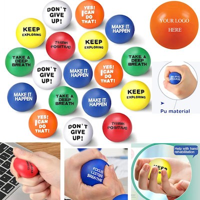 2,8 INCH PU STRESS RELIEF BALL