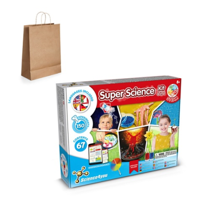 6 in 1 Super Science Kit Iii Educational Kit Supplied with a Kraft Paper Gift Bag