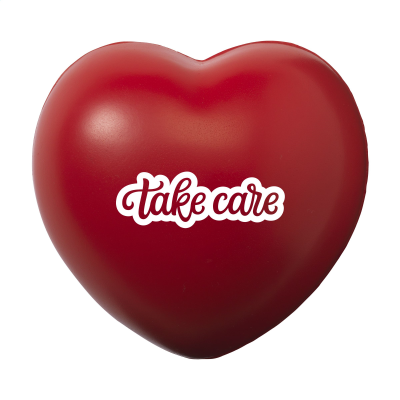 ANTI STRESS HEART STRESS BALL in Red