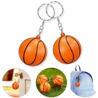 BASKETBALL STRESS BALL ANXIETY RELIEF KEYCHAINS