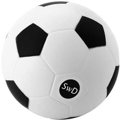 FOOTBALL STRESS RELIEVER in White Solid-black Solid