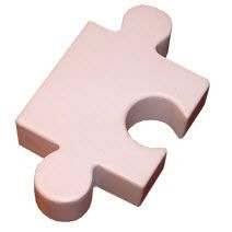JIGSAW PUZZLE PIECE EDGE STRESS ITEM
