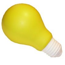 LIGHT BULB YELLOW STRESS ITEM