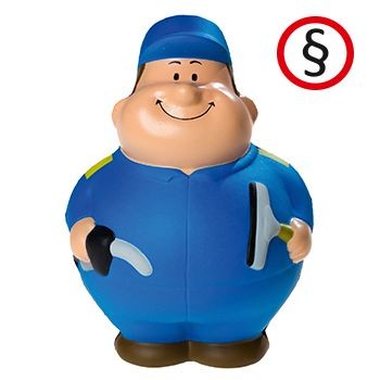 PETROL PUMP GARAGE ATTENDANT BERT SQUEEZIES STRESS ITEM