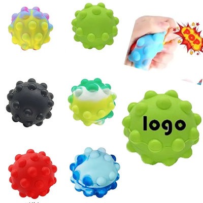 SILICONE DECOMPRESSION BUBBLE BALL