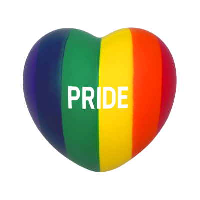 STRESS RAINBOW HEART