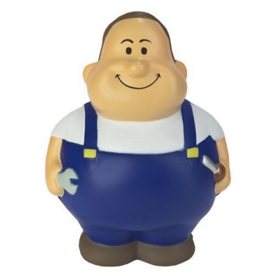 WORKER BERT SQUEEZIES STRESS ITEM in Blue