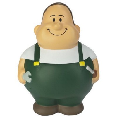 WORKER BERT SQUEEZIES STRESS ITEM in Green