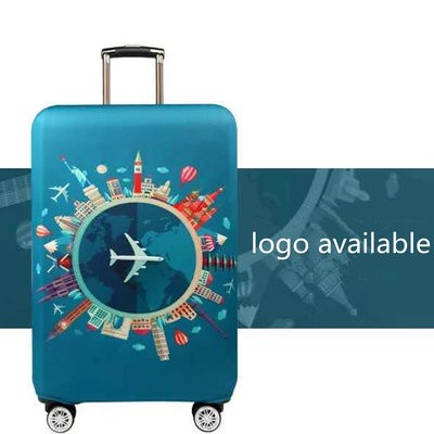SPANDEX PRINTED LUGGAGE SUITCASE PROTECTOR COVER