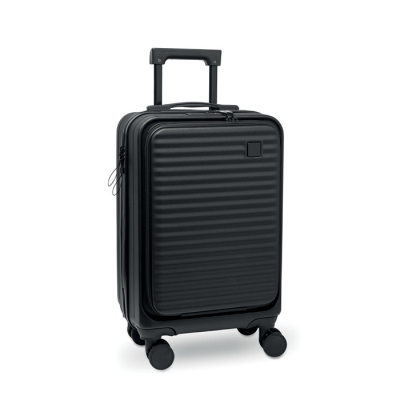 20 INCH HARD-SHELL ABS TROLLEY in Black