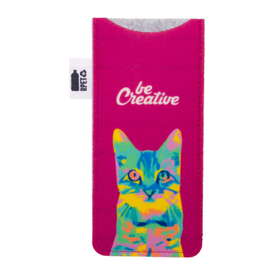 CUSTOM RPET SUNGLASSES CASE in White