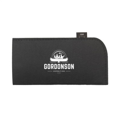 FELTRO RPET POUCH FOR GLASSES in Black