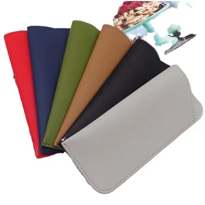PU LEATHER GLASSES ORGANIZER BAG & SUNGLASSES POUCH CASE