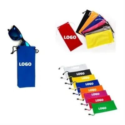 SOFT GLASSES CASE with Drawstring Closure