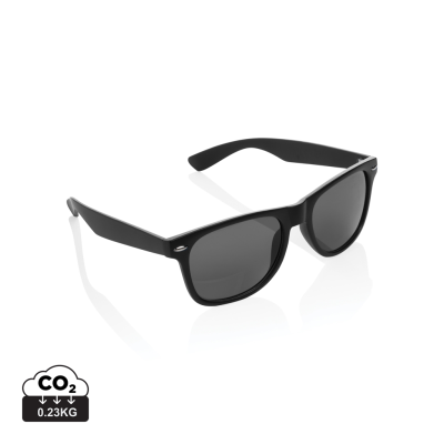 GRS RECYCLED PLASTIC SUNGLASSES in Black