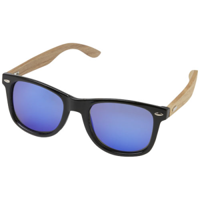 HIRU RPET & WOOD MIRRORED POLARIZED SUNGLASSES in Gift Box