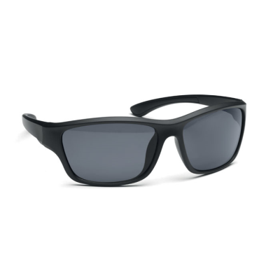 MIRRORED SPORTS SUNGLASSES UV400 in Black