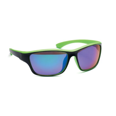 MIRRORED SPORTS SUNGLASSES UV400 in Green