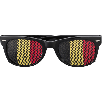 PEXIGLASS SUNGLASSES in Black & Yellow & Red