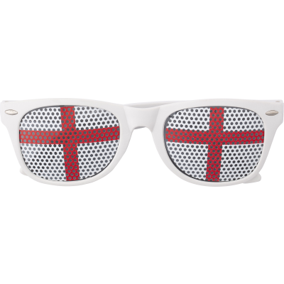 PEXIGLASS SUNGLASSES in Red & White