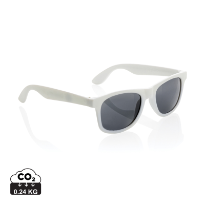 RCS RECYCLED PP PLASTIC SUNGLASSES in White