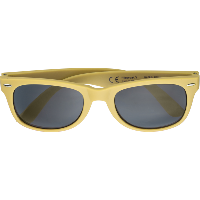 RECYCLED SUNGLASSES in Yellow