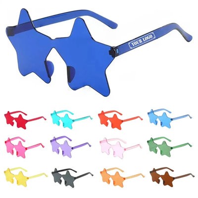 STAR SHAPE RIMLESS SUNGLASSES