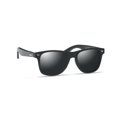 SUNGLASSES with Bamboo Arms in Black