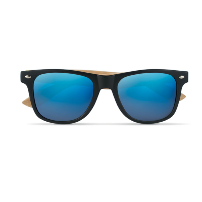 SUNGLASSES with Bamboo Arms in Blue