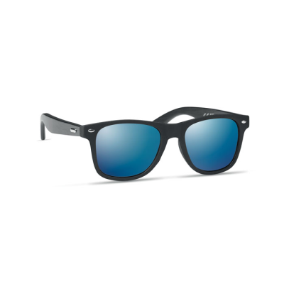 SUNGLASSES with Bamboo Arms in Blue