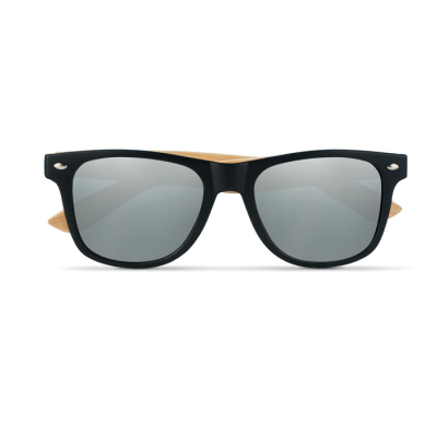 SUNGLASSES with Bamboo Arms in Silver