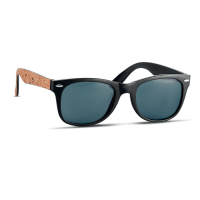 SUNGLASSES with Cork Arms in Black