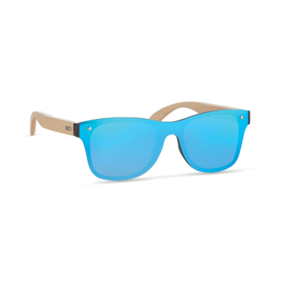 SUNGLASSES with Mirrored Lens in Blue