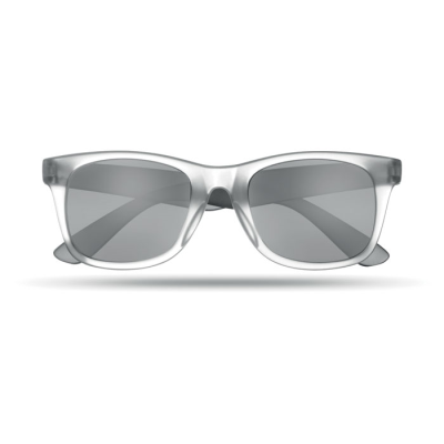 SUNGLASSES with Mirrored Lense in Black