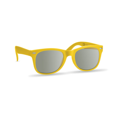 SUNGLASSES with Uv Protection in Yellow