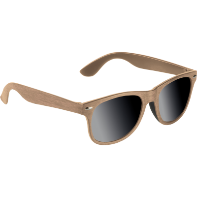 SUNGLASSES WOODLOOK in Beige 