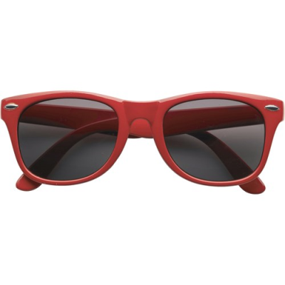 THE ABBEY - CLASSIC SUNGLASSES in Red