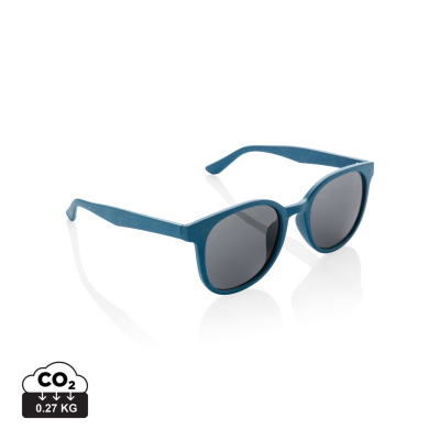 WHEAT STRAW FIBER SUNGLASSES in Blue