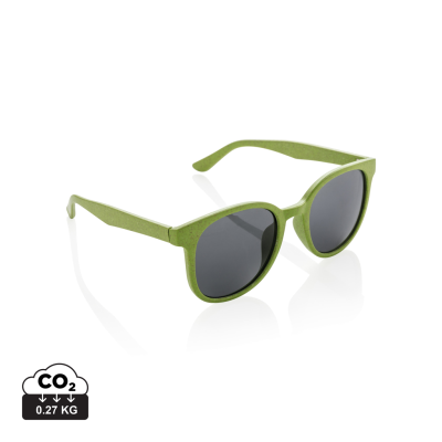 WHEAT STRAW FIBER SUNGLASSES in Green