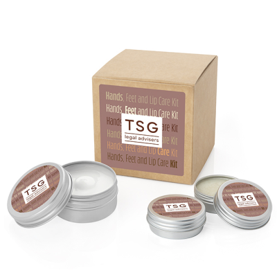 HANDS, FEET AND LIP CARE KIT in a Box