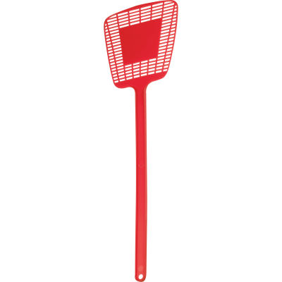 FLY SWATTER MADE OF PLASTIC in Red