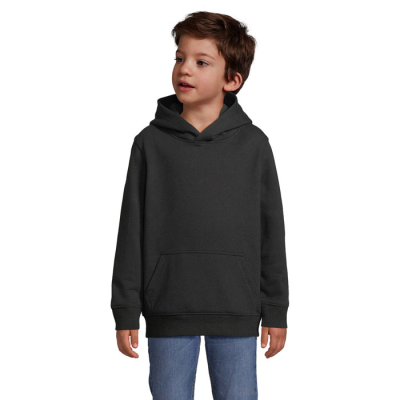 CONDOR CHILDRENS HOODED HOODY SWEAT in Black